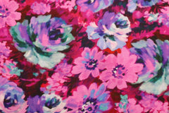 Viskose Satin Blumengarten