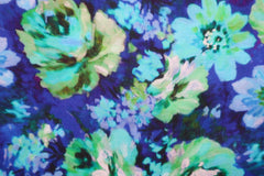 Viskose Satin Blumengarten