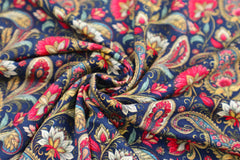 Viskosejersey Digital Lovely Paisleyflower