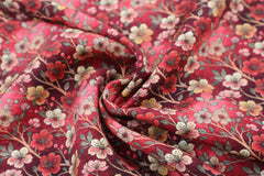 Viskose Twill Autumn Flowers