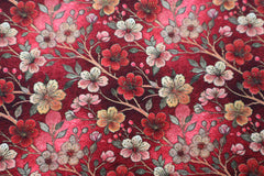 Viskose Twill Autumn Flowers