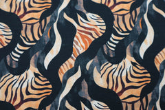 Viskose Twill Tiger Waves