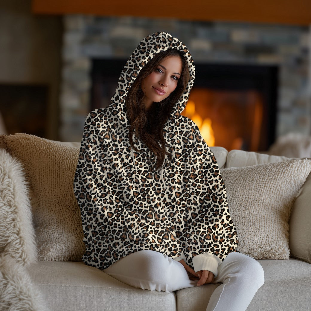 Wellnessfleece Leopard in 2 Farbvarianten vom Buntspecht Shop