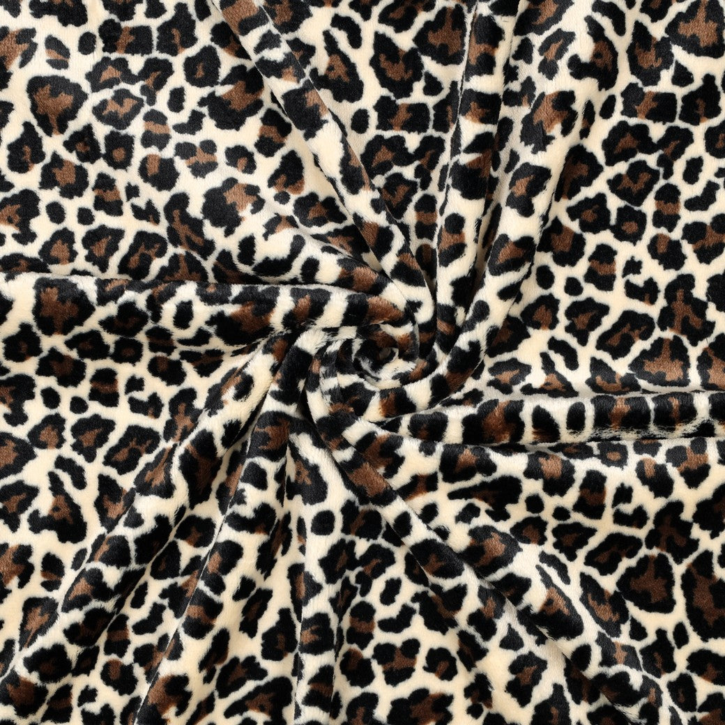Wellnessfleece Leopard in 2 Farbvarianten vom Buntspecht Shop