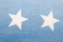 Wellnessfleece Weiße Sterne
