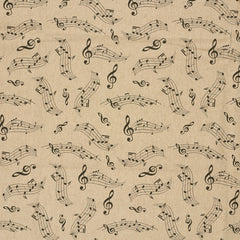 Canvas Leinen Optik Musik