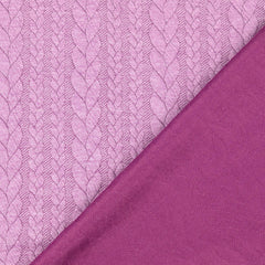Zopfstrick Jacquard Fenja - 7024 helllila