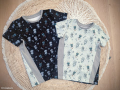 Baumwolljersey Hello Robot ! by Mrs. Mint Design