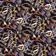 Viskosejersey Colorful Animal Look