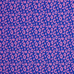 Oxfordgewebe Colourful Collection Leo Design by Cherry Picking in royalblau bei der Buntspecht Shop