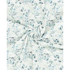 Baumwolljersey Digital Eukalyptus - wollweiß