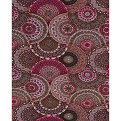 Bambus Jersey Mandala - pink/braun