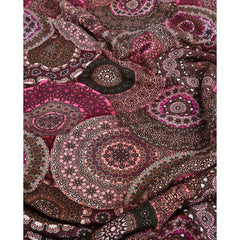 Bambus Jersey Mandala - pink/braun