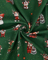 Baumwolljersey Reindeer & Snowman