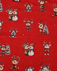Baumwolljersey Reindeer & Snowman
