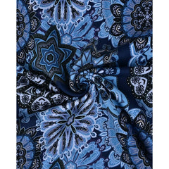 French Terry angeraut Floral Mandala