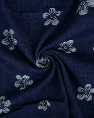 Jeans Jacquard Little Flower