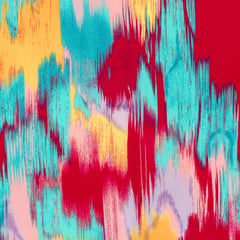 Baumwoll Satin Abstract Gradient
