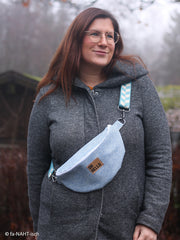 Kunstleder Denim Look Neptun