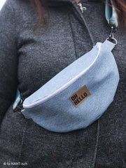 Kunstleder Denim Look Neptun