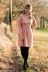 Baumwolljersey Autumn Damask by Bienvenido Colorido