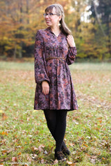 Viskose Webware Indian Summer by Bienvenido Colorido - 938 aubergine