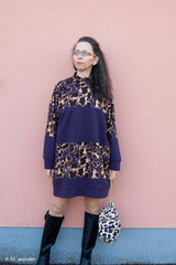 French Terry Geoluxe Leo Blockstreifen by ki-ba-doo - 596 nachtblau