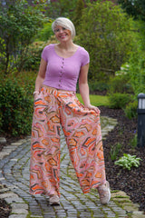 Viskosestoff Anneke Aquarell