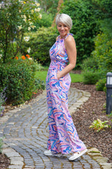 Viskosestoff Anneke Aquarell