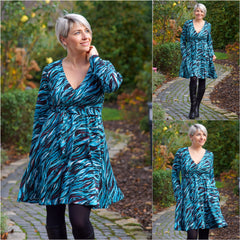 Viskose Twill Ruby Flames