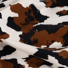 French Terry Digital Spots Ecru