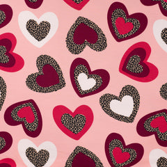 French Terry Leo Hearts