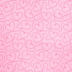French Terry Neon Glitter Hearts