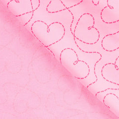 French Terry Neon Glitter Hearts