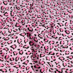 French Terry Glitzer Leopard