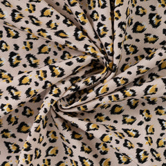 French Terry Glitzer Leopard