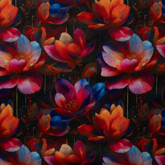Alpenfleece Digital Watercolor Flower