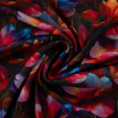 Alpenfleece Digital Watercolor Flower