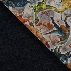 Alpenfleece Digital Urzeit Dinosaurier