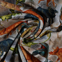 Alpenfleece Digital Urzeit Dinosaurier