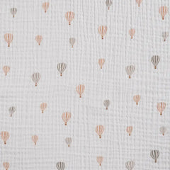 Double Gauze Musselin Hot Air Balloons