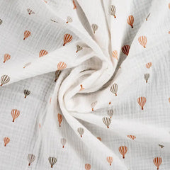Double Gauze Musselin Hot Air Balloons