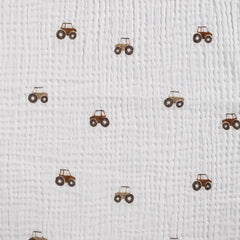 Double Gauze Musselin Bambino Traktoren