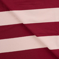 French Terry 100% Baumwolle Blockstreifen