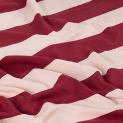 French Terry 100% Baumwolle Blockstreifen