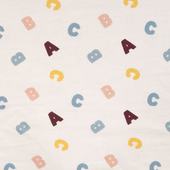 Baumwoll Strickjersey Letters by Qjutie
