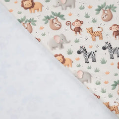 Baumwolljersey Digital Jungle Animals