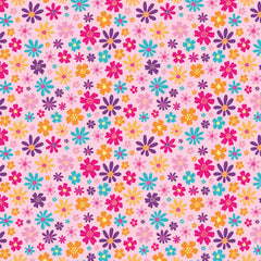 Feincord Bunte Blüten