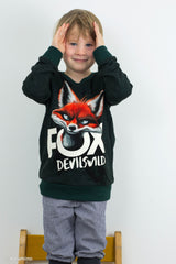 Panel French Terry Fox Devils Wild by Thorsten Berger