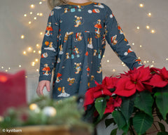 Baumwolljersey Lathi Weihnachtsmaus